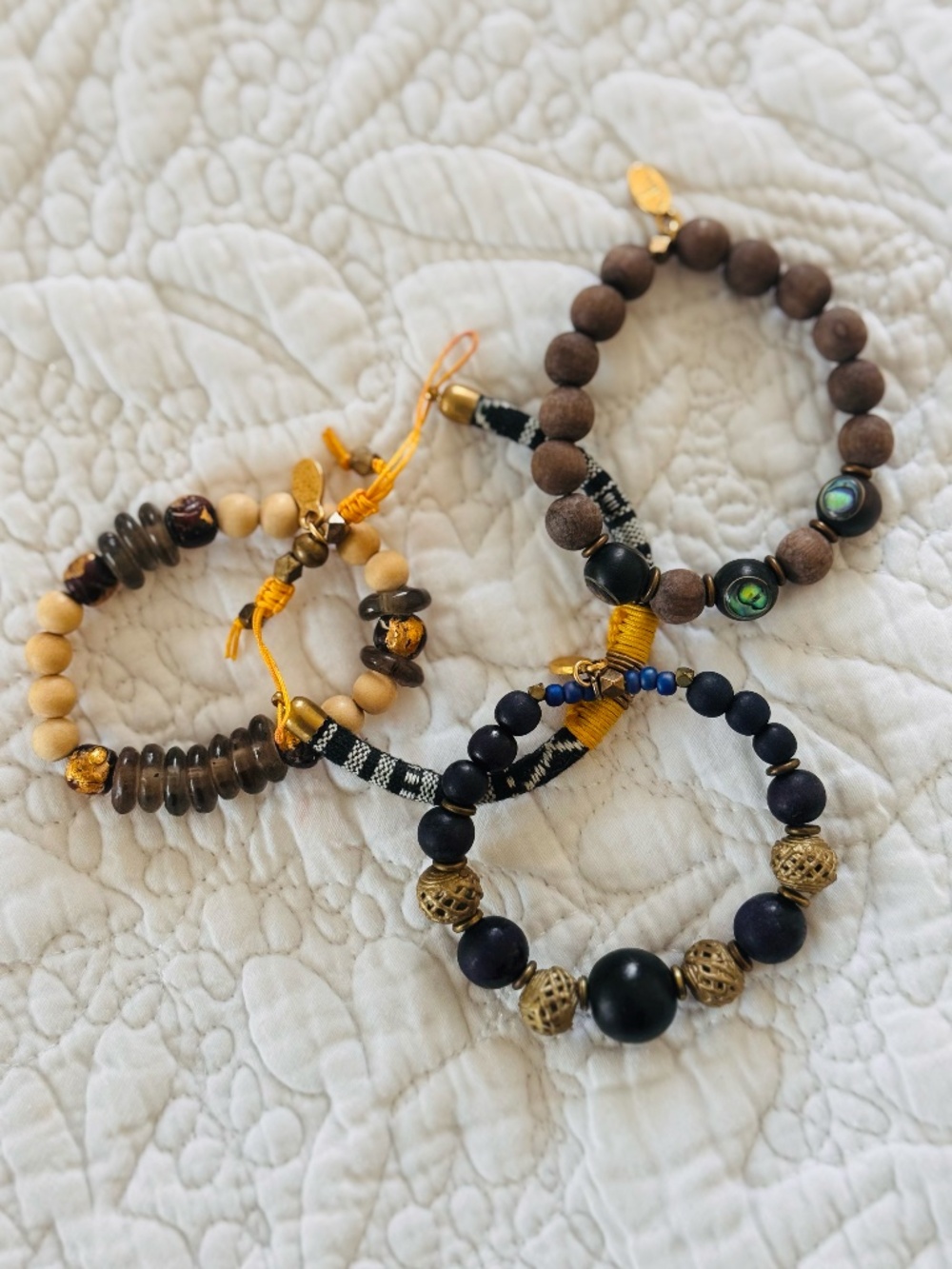Set of 4 Bead Bracelets